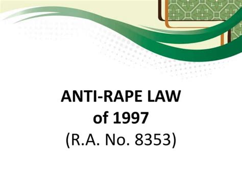 ra 8353 description|RA 8353 – The Anti.